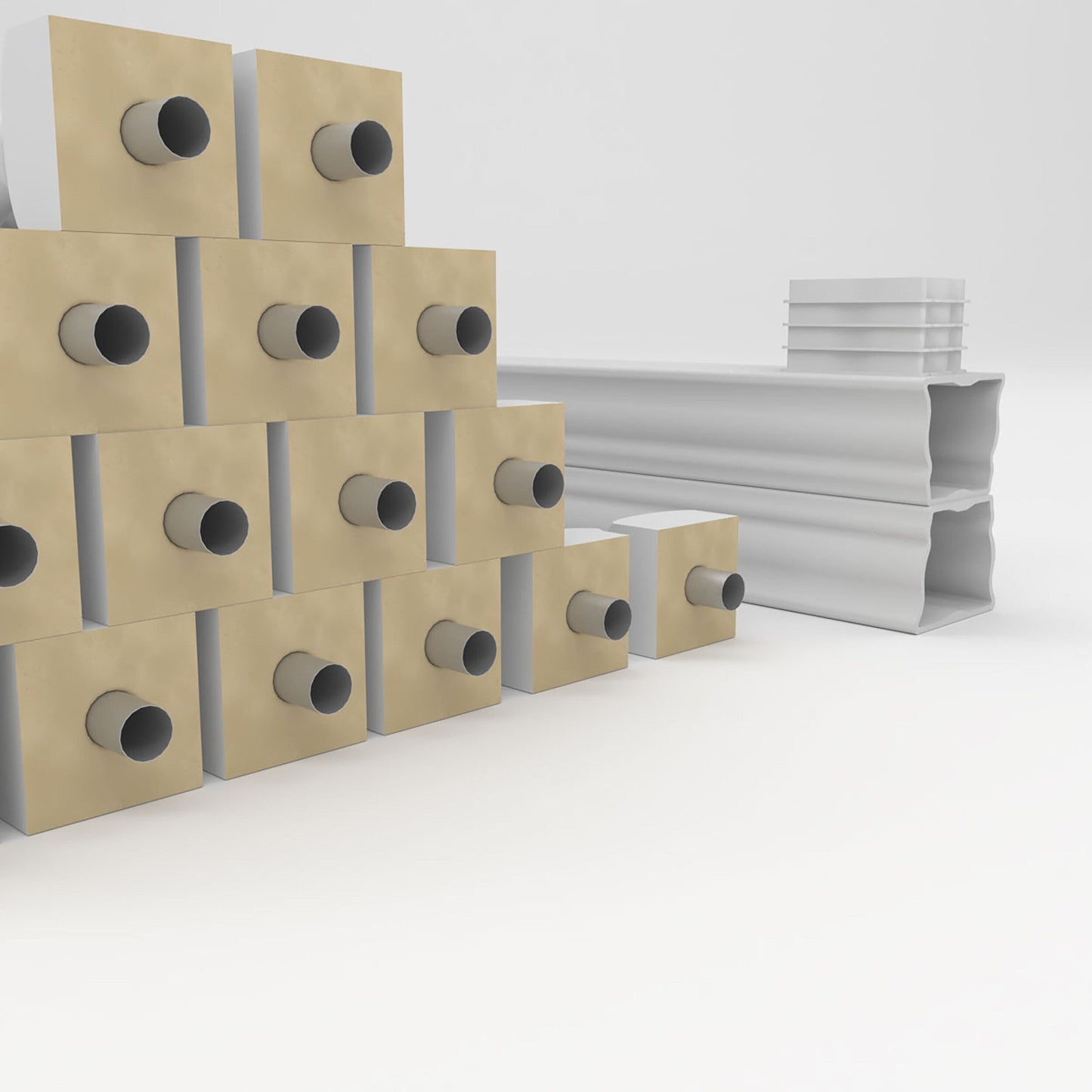Ekena Millwork FiberThane Legacy Fiberglass Deck Rail Kit