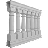 Ekena Millwork FiberThane White Fiberglass Deck Rail Kit