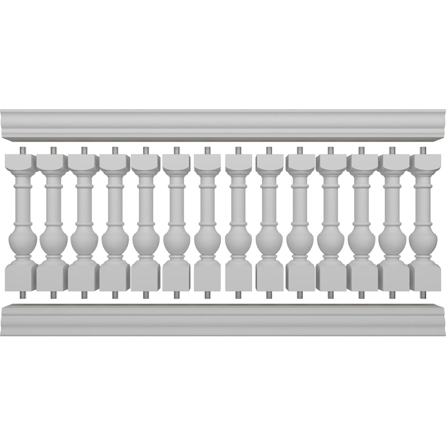 Ekena Millwork FiberThane York Fiberglass Deck Rail Kit