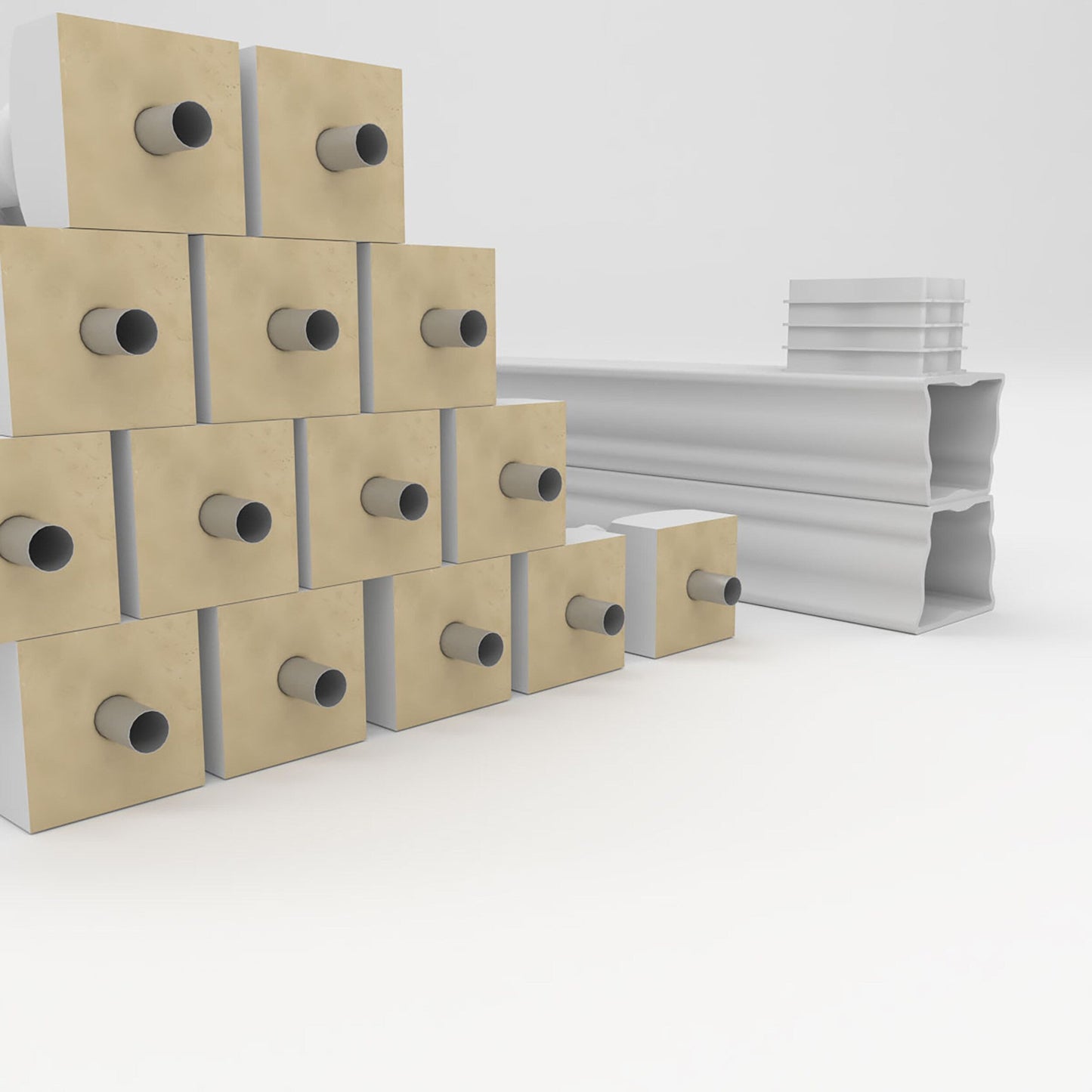 Ekena Millwork FiberThane York Fiberglass Deck Rail Kit
