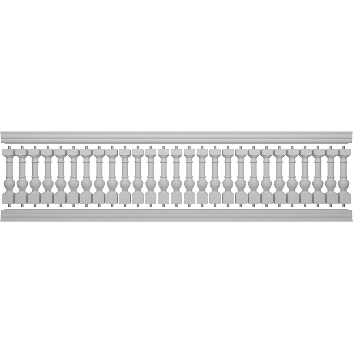 Ekena Millwork FiberThane York Fiberglass Deck Rail Kit