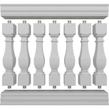 Ekena Millwork FiberThane Arcadian Fiberglass Deck Rail Kit