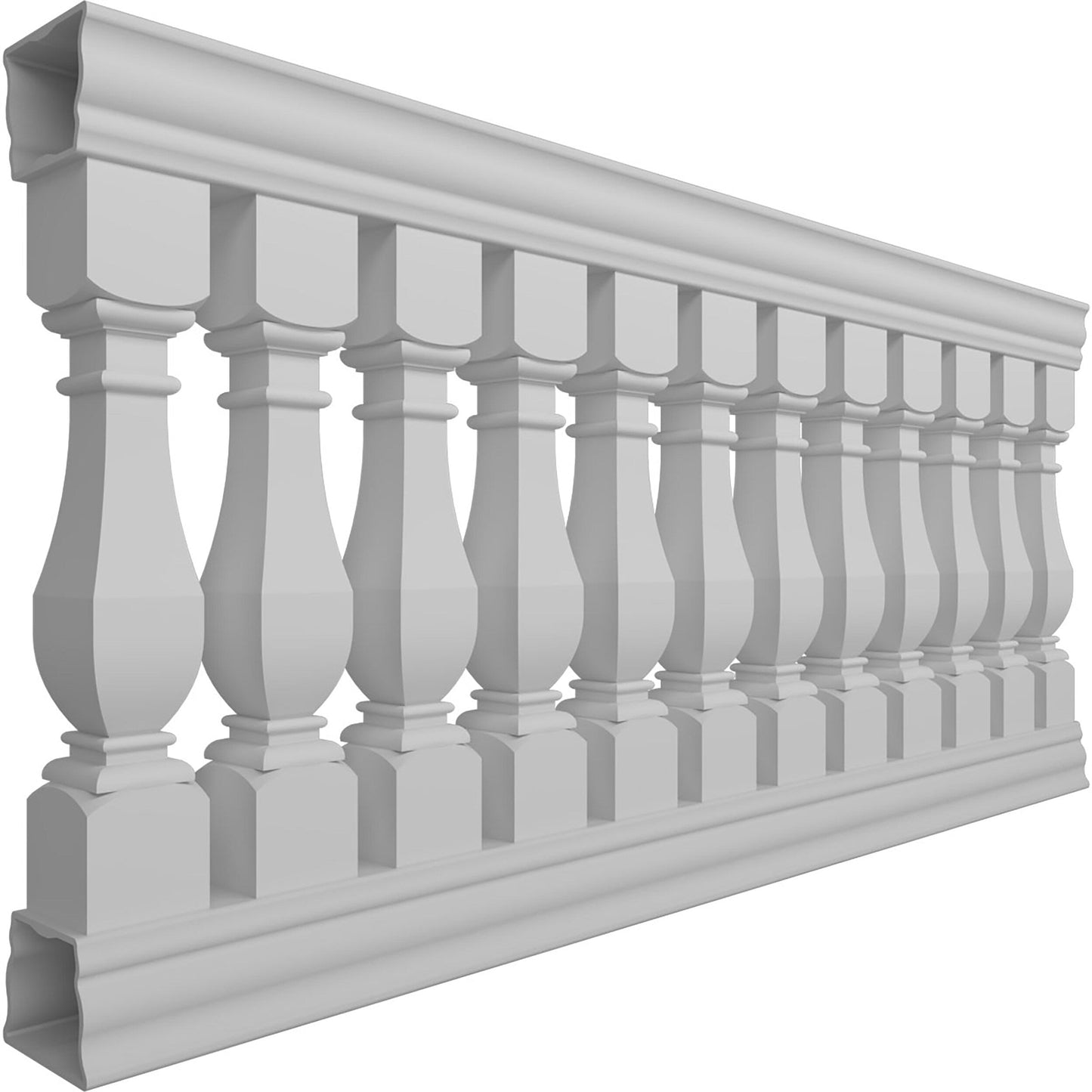 Ekena Millwork FiberThane Arcadian Fiberglass Deck Rail Kit