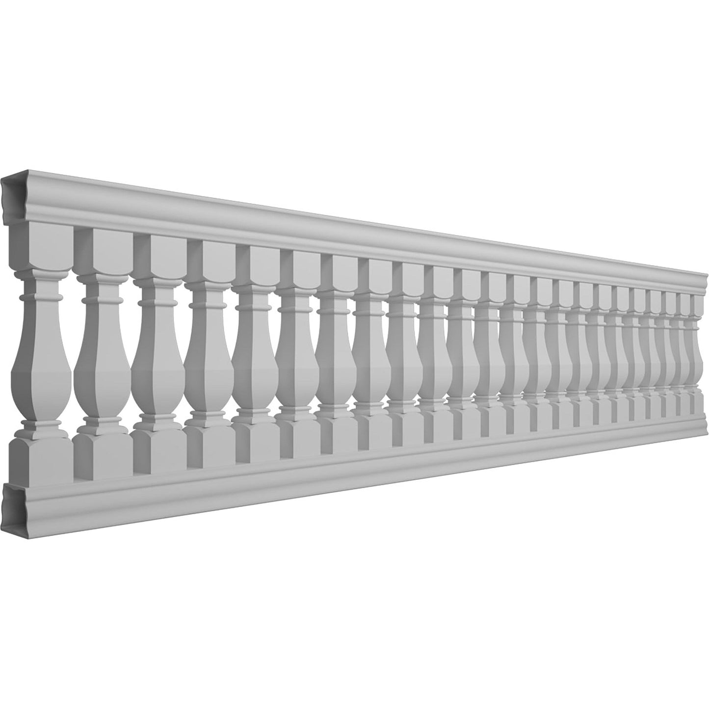 Ekena Millwork FiberThane Arcadian Fiberglass Deck Rail Kit