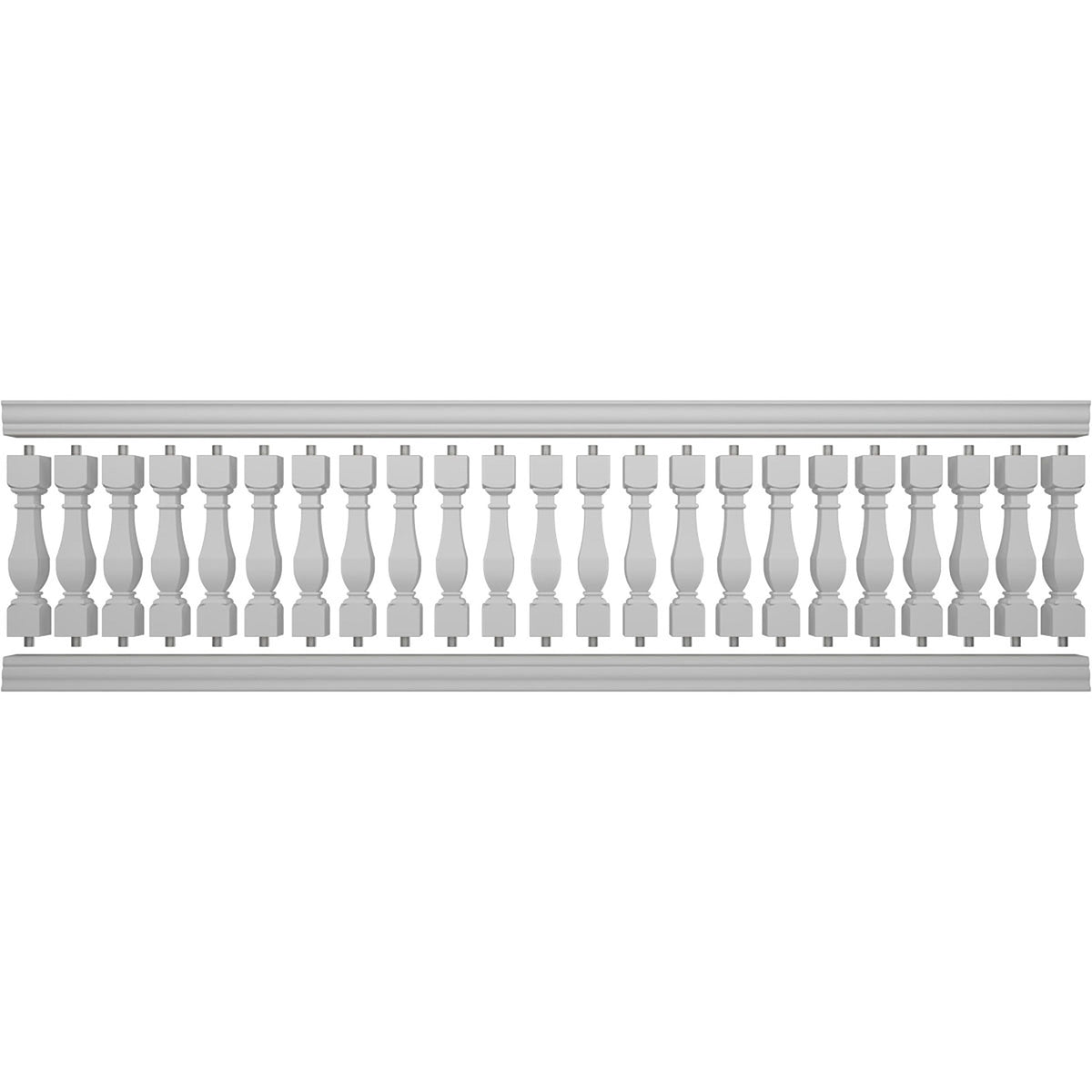 Ekena Millwork FiberThane Arcadian Fiberglass Deck Rail Kit