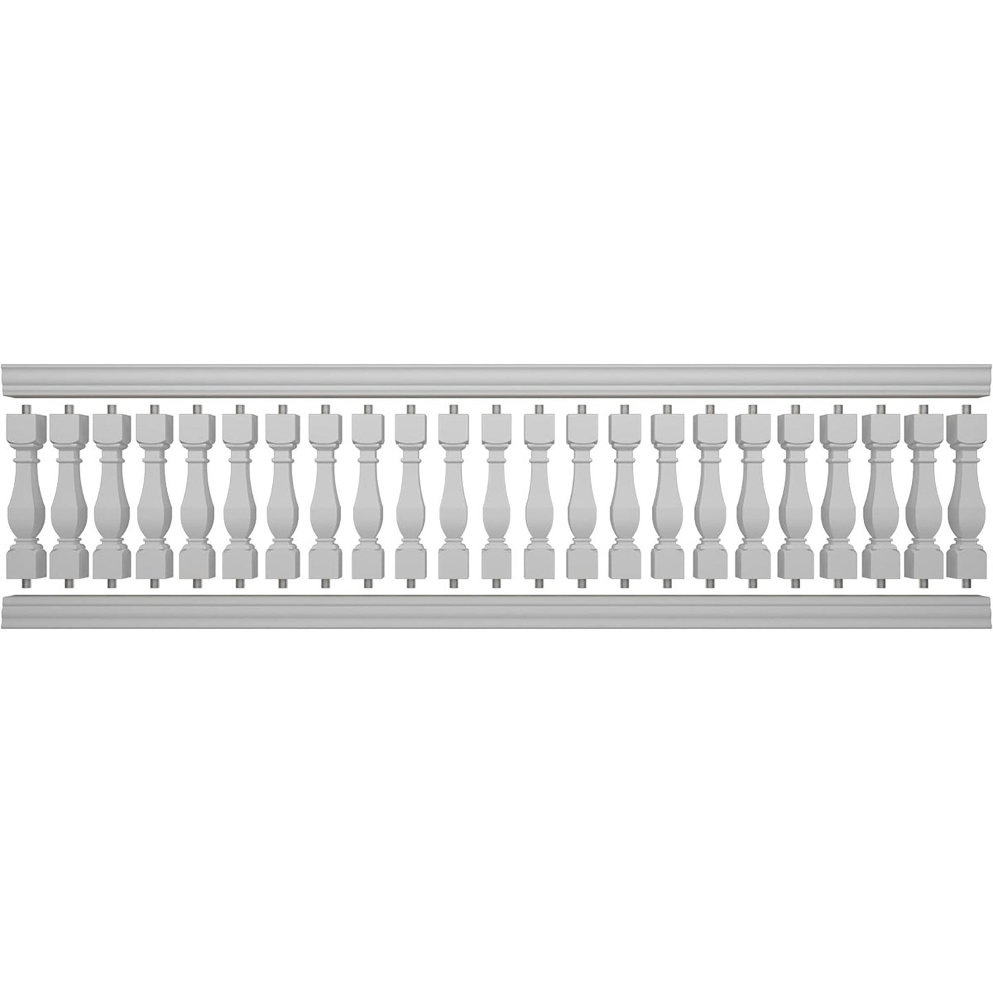 Ekena Millwork FiberThane Arcadian Fiberglass Deck Rail Kit
