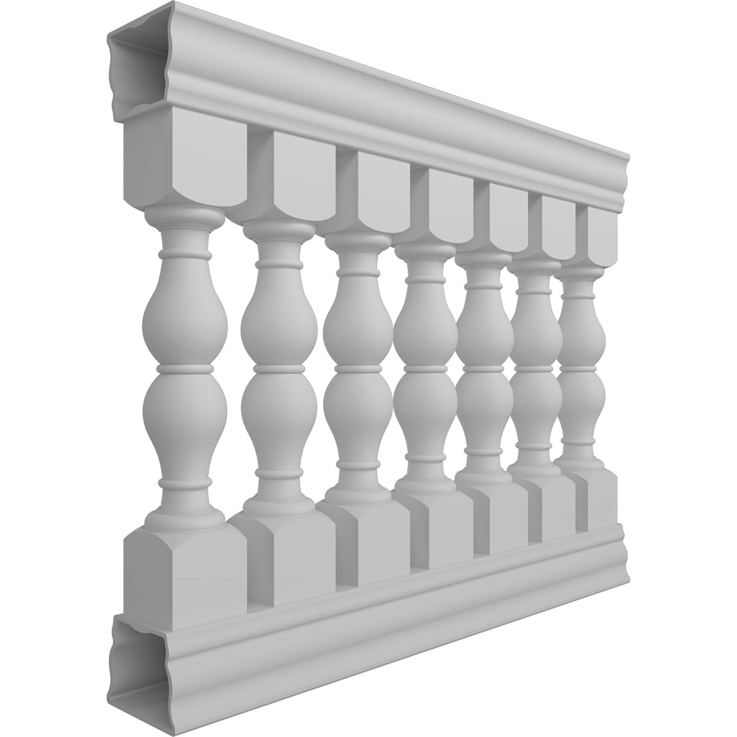 Ekena Millwork FiberThane Avalon Fiberglass Deck Rail Kit