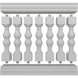 Ekena Millwork FiberThane Avalon Fiberglass Deck Rail Kit