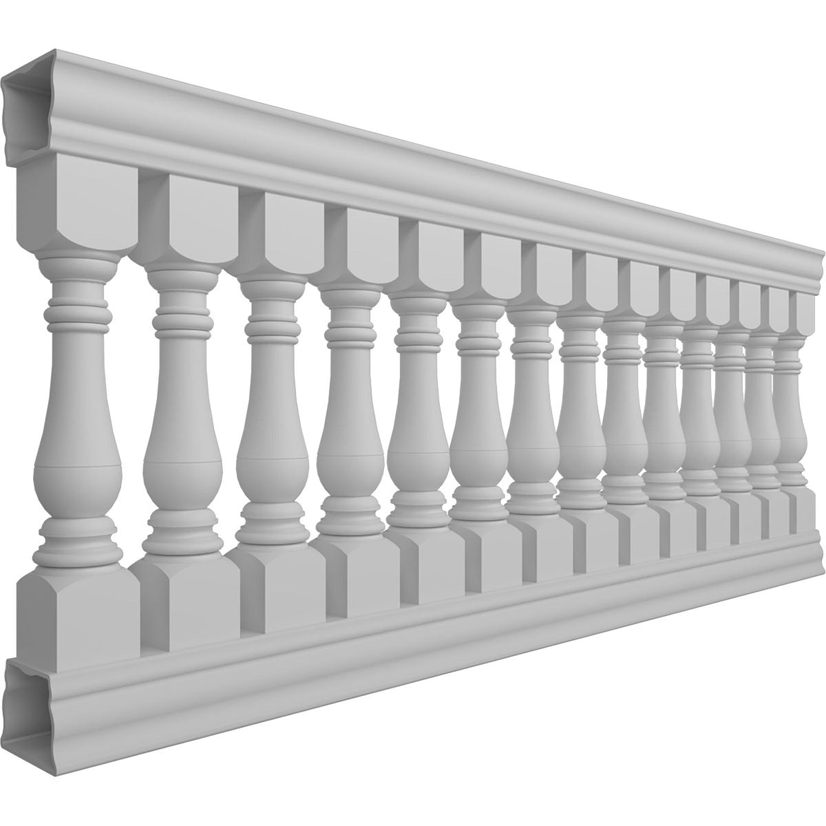 Ekena Millwork FiberThane Bradford Fiberglass Deck Rail Kit