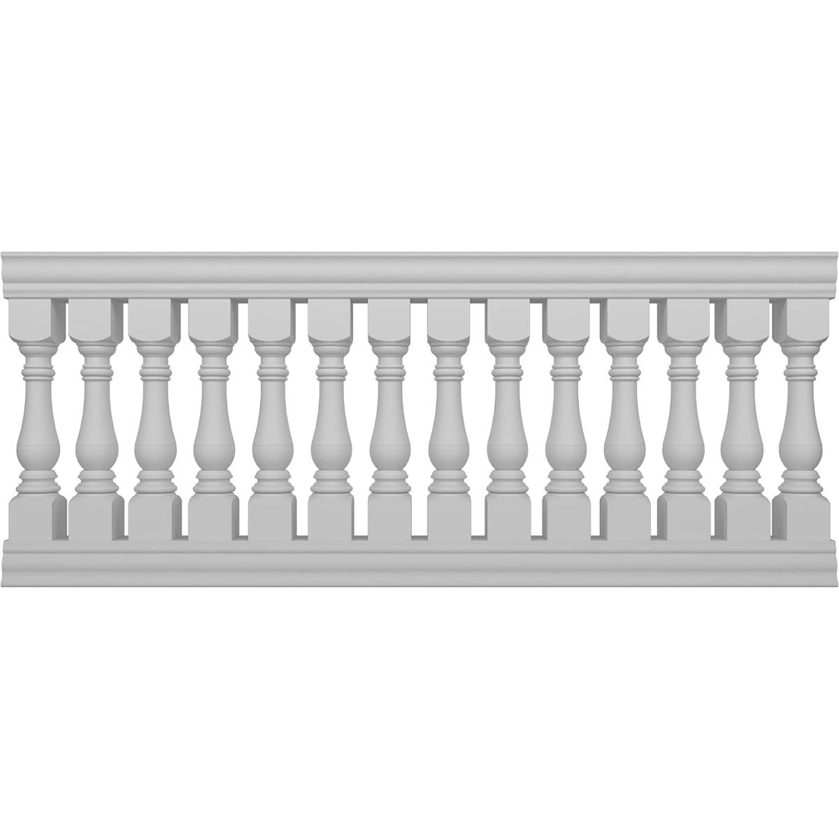 Ekena Millwork FiberThane Bradford Fiberglass Deck Rail Kit
