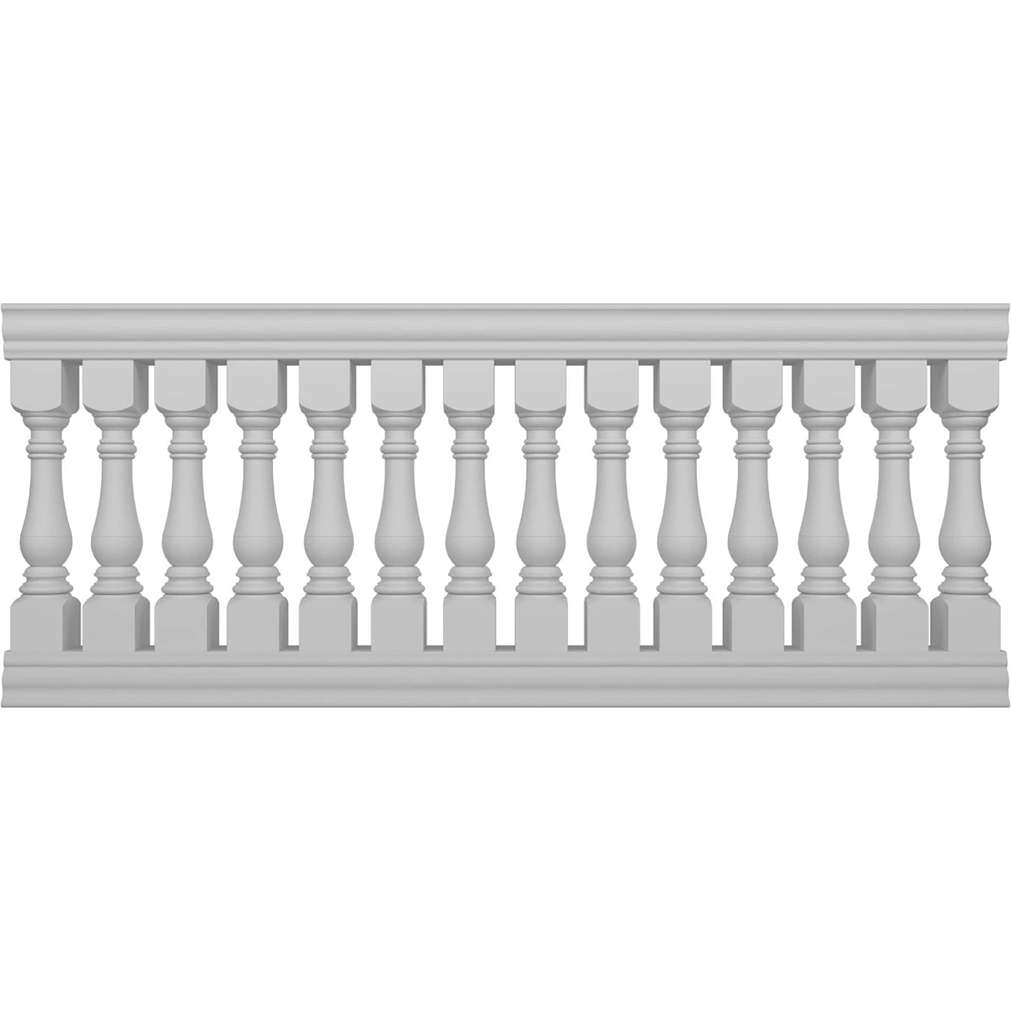 Ekena Millwork FiberThane Bradford Fiberglass Deck Rail Kit