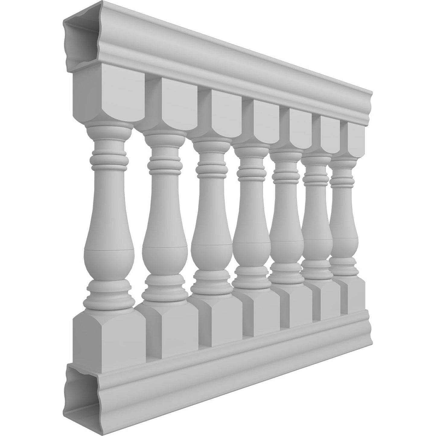 Ekena Millwork FiberThane Bradford Fiberglass Deck Rail Kit