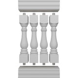 Ekena Millwork FiberThane Bradford Fiberglass Deck Rail Kit