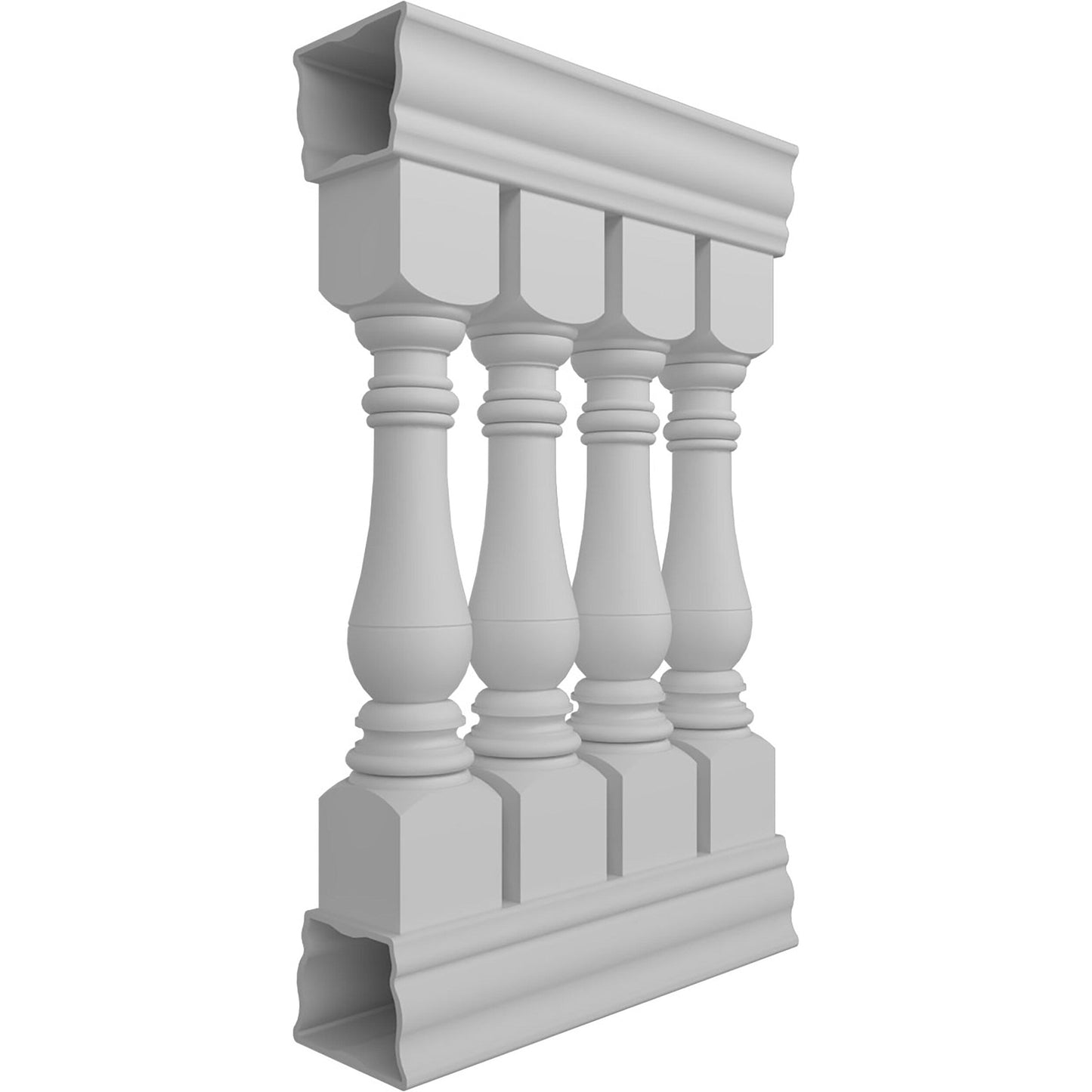 Ekena Millwork FiberThane Bradford Fiberglass Deck Rail Kit