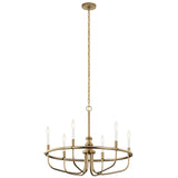 Kichler Capitol Hill 6-Light Gold Traditional Chandelier