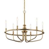 Kichler Capitol Hill 6-Light Gold Traditional Chandelier