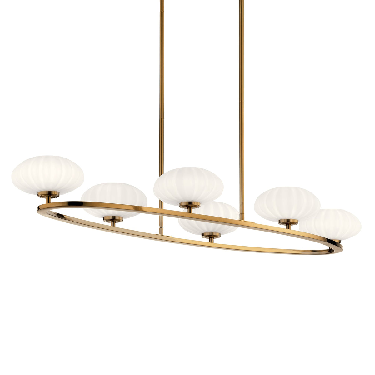 Kichler Pim 6-Light Gold Modern/Contemporary Chandelier