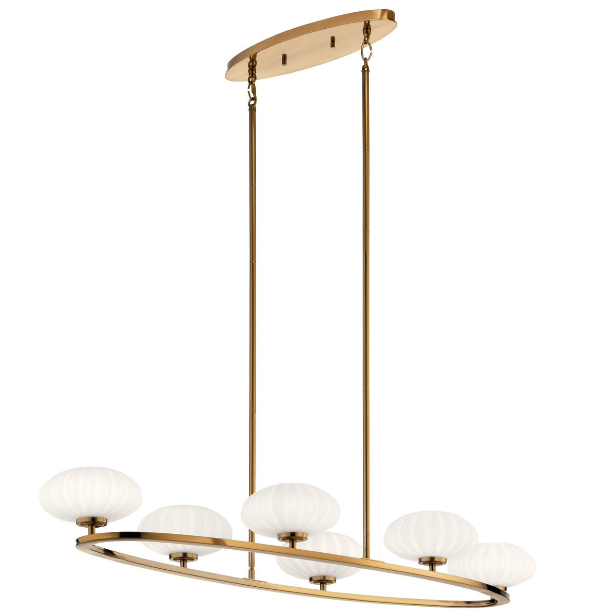 Kichler Pim 6-Light Gold Modern/Contemporary Chandelier