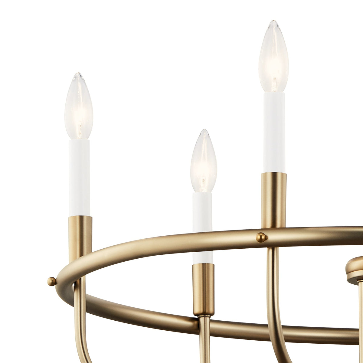 Kichler Capitol Hill 6-Light Gold Traditional Chandelier