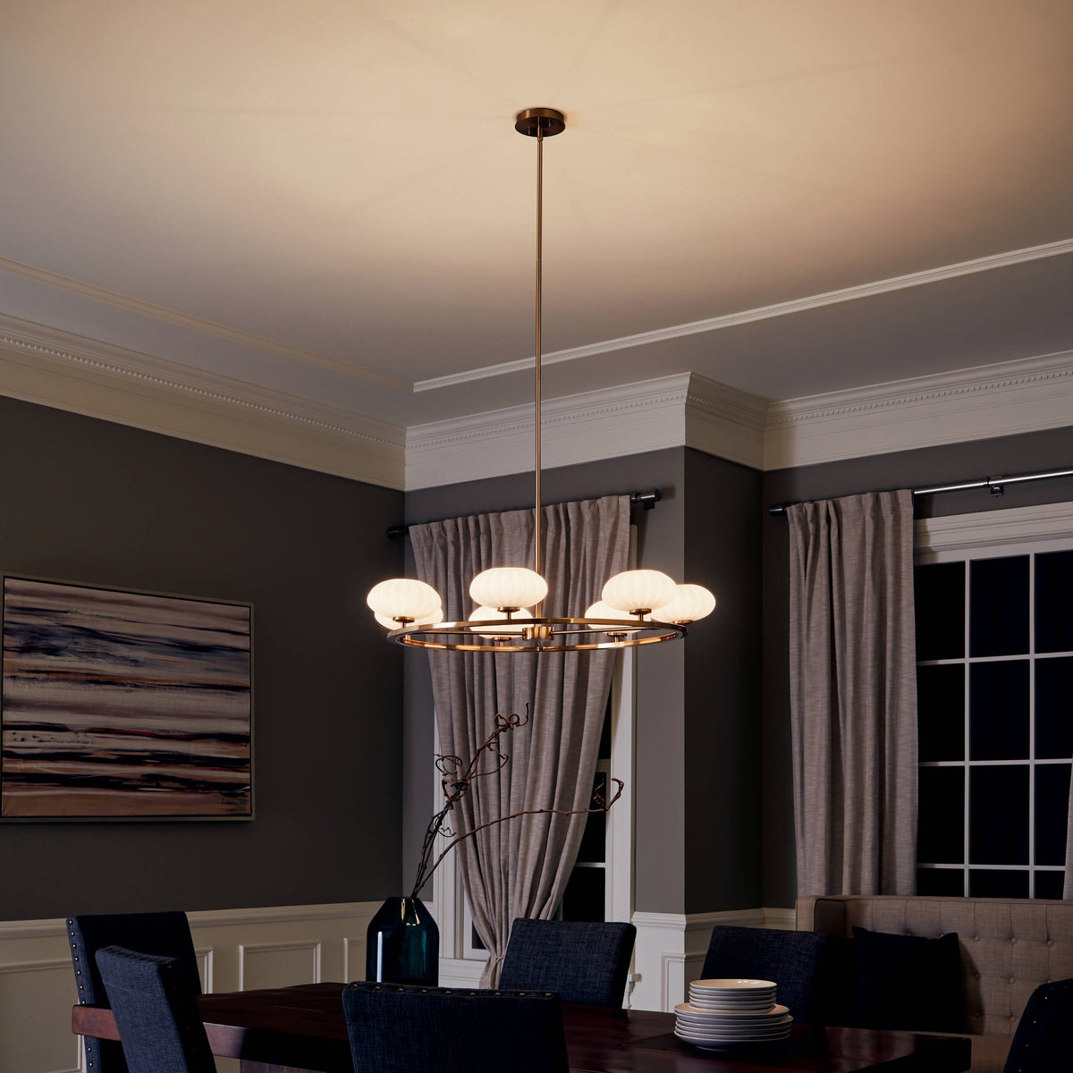 Kichler Pim 7-Light Gold Modern/Contemporary Chandelier
