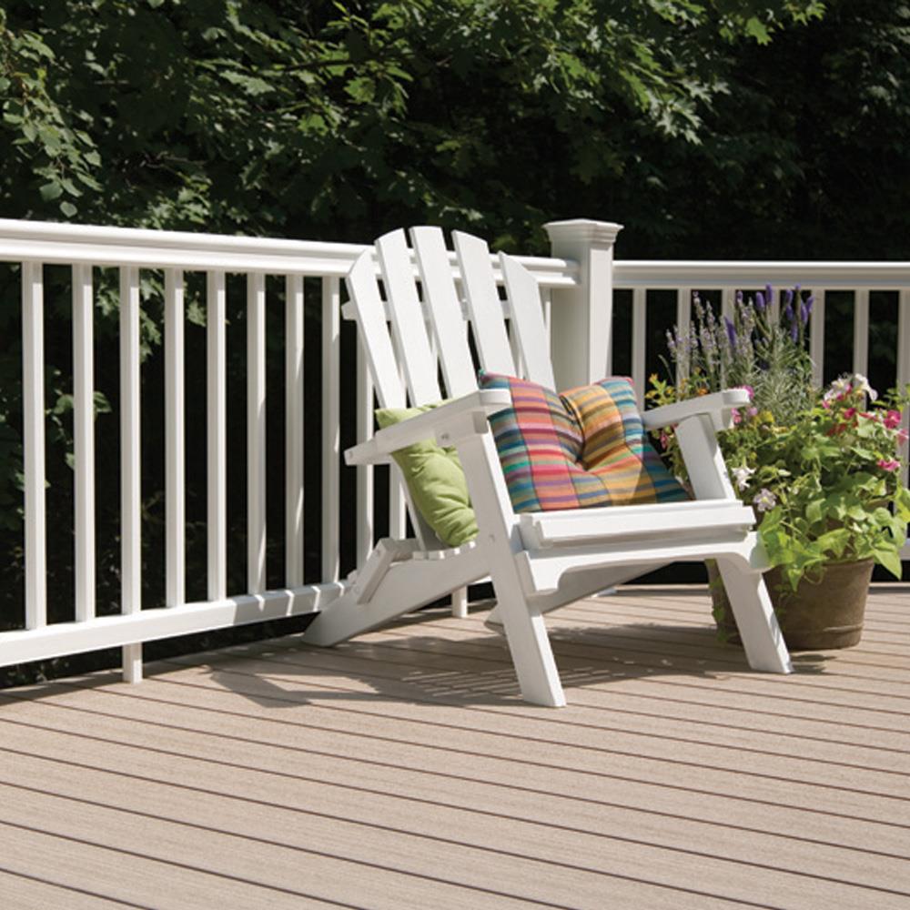 TimberTech 5-in x 5-in White Composite Deck Post Skirt