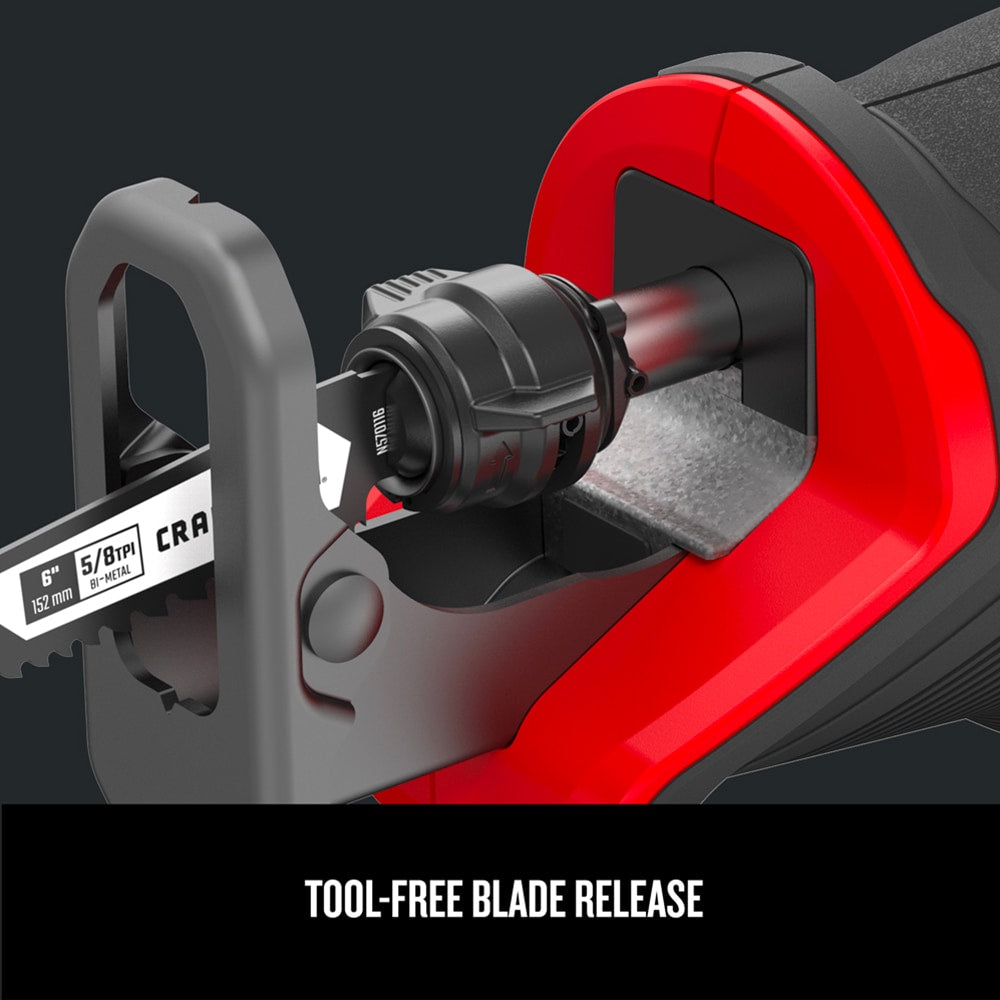 CRAFTSMAN V20 20-Volt Max Variable Speed Cordless Reciprocating Saw, Bare Tool (CMCS300B)