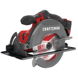 CRAFTSMAN V20 20-Volt Max 6-1/2-in Cordless Circular Saw with Brake and Metal Shoe, Tool Only