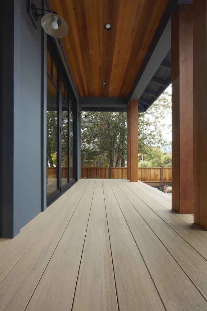 TimberTech (Sample) Vintage 12-in Weathered Teak Wide Width