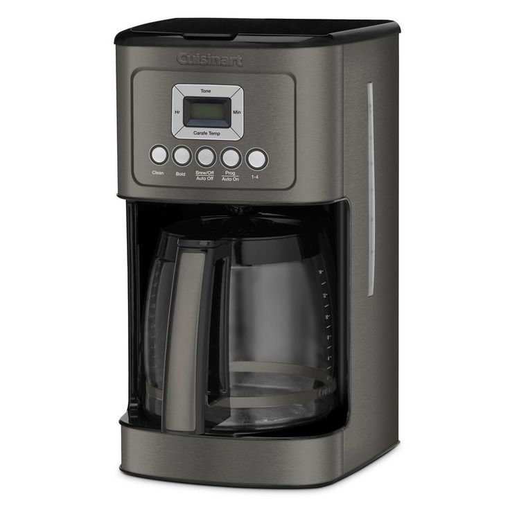 14-Cup Programmable Black Stainless Steel Drip Coffee Maker