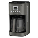 14-Cup Programmable Black Stainless Steel Drip Coffee Maker