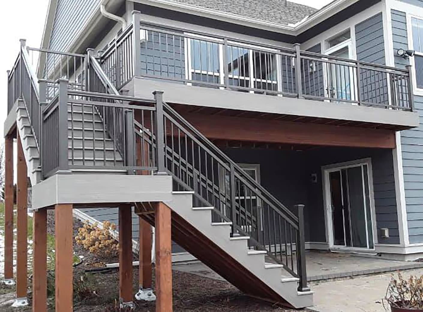 Harmony Railing Alta 6-ft L x 2.5-in W x 2.5-in H Black Aluminum Top Rail