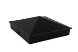 Nuvo Iron 5-in x 5-in Black Aluminum Deck Post Cap
