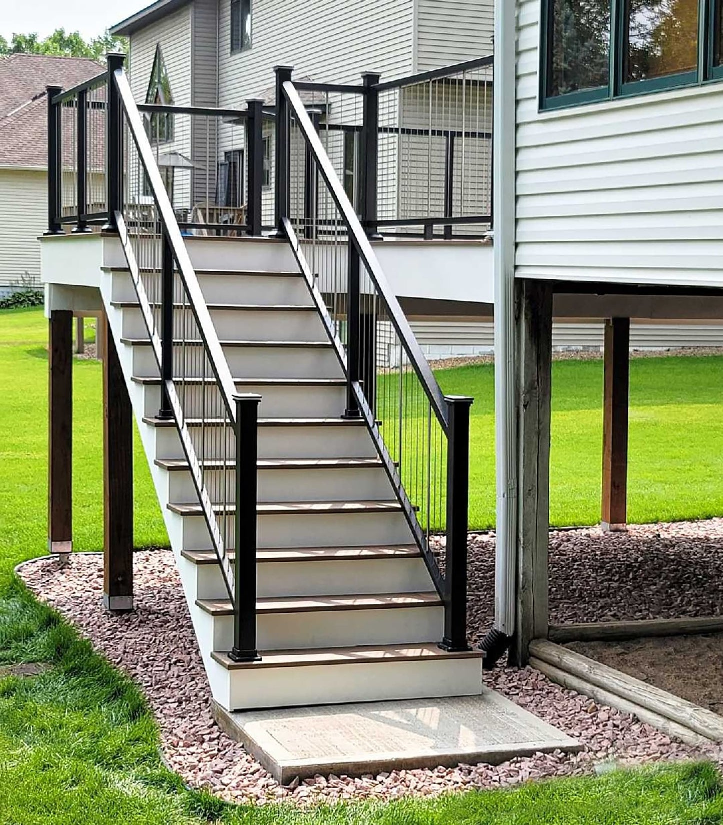 Harmony Railing Metal Rail Bracket for Aluminum Deck Panels, Unfinished, 1-in x 1-in, Compatible with Aluminum Railing Systems