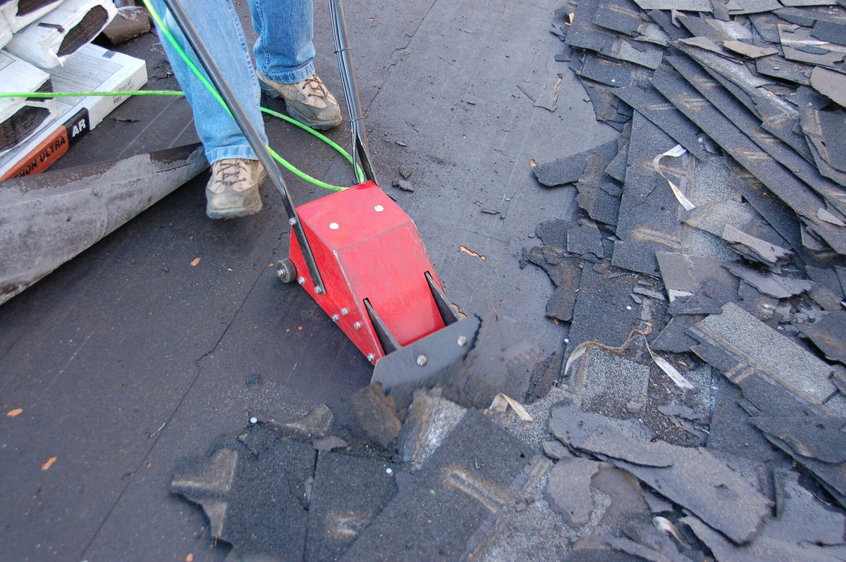 Shingle Hog Pneumatic Shingle Remover – Forged Steel Blade, 28 lb