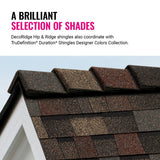 Owens Corning DecoRidge 10-In Estate Gray Hip & Ridge Roof Shingles, 20 Linear Ft per Bundle