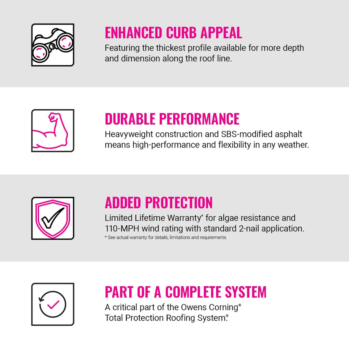 Owens Corning DecoRidge 8-In Hip & Ridge Roof Shingles, Forest Brown/Copper Trail, 20 Linear Ft per Bundle