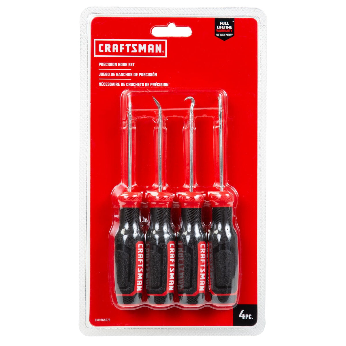CRAFTSMAN 4-Piece Precision Hook Screwdriver Set, 4-in Bars (CMHT65073)