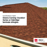 Owens Corning ProEdge Hip & Ridge Roof Shingles, Artisan Black Walnut, 41.95 Linear Ft per Bundle