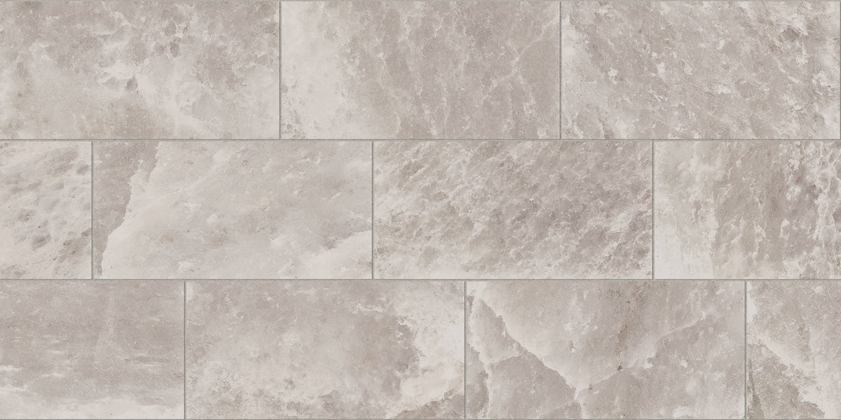 allen + roth Danish Limestone Gray 12-in x 24-in Matte Porcelain Floor and Wall Tile product image