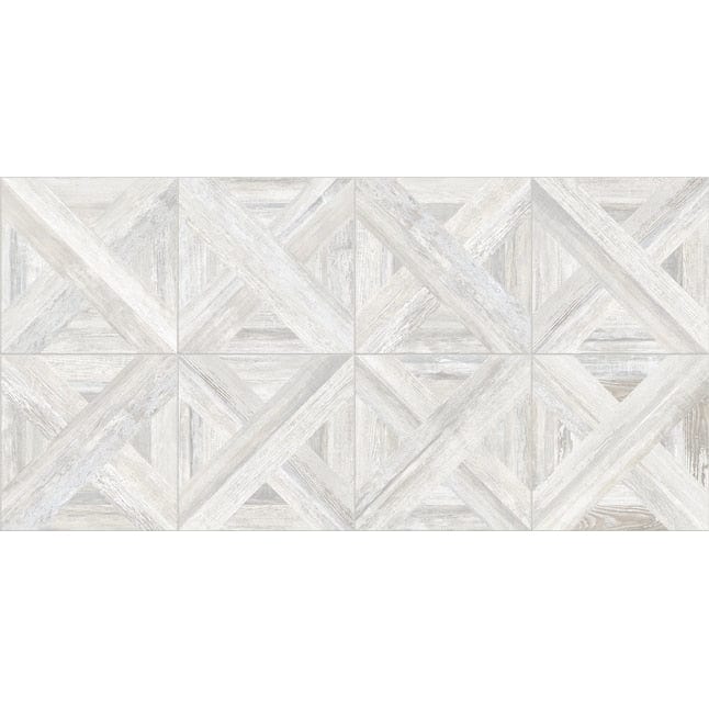 allen + roth Monticello Ivory 24-in x 24-in Matte Porcelain Wood Look Floor and Wall Tile (15.67-sq. ft/ Carton)