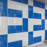 Giorbello Classic Premium Mediterranean Blue 6-in x 12-in Glossy Glass Subway Wall Tile (5-sq. ft/ Carton)