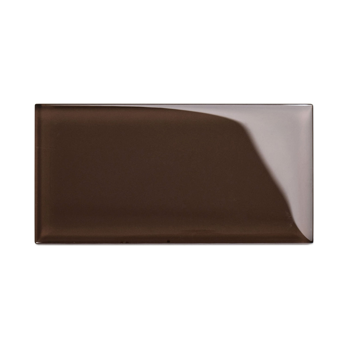 Giorbello Classic Premium Classic Brown 6-in x 12-in Glossy Glass Subway Wall Tile (5-sq. ft/ Carton)