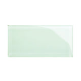 Giorbello (Sample) 3x6 glass subway tiles Winter Sage 3-in x 6-in Glossy Glass Brick Subway Wall Tile