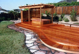 2-in x 8-in x 12-ft Redwood Green Deck Board