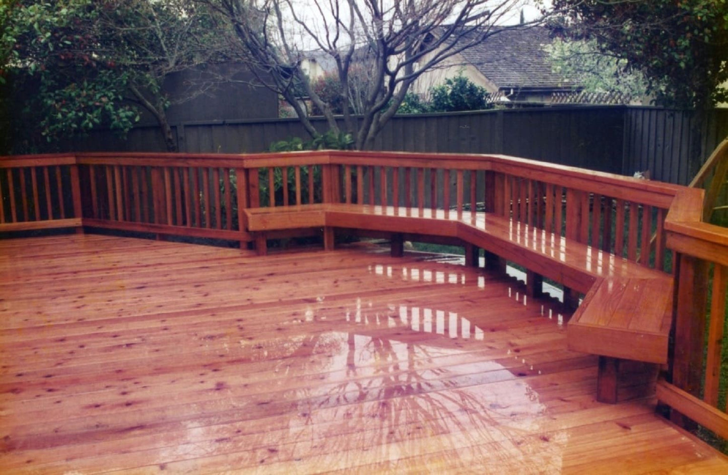 2-in x 4-in x 8-ft Redwood Green Deck Board