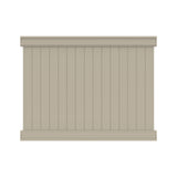 Freedom Emblem 6-ft H x 8-ft W Clay Privacy Vinyl Flat-top Fence Panel (Assembled)