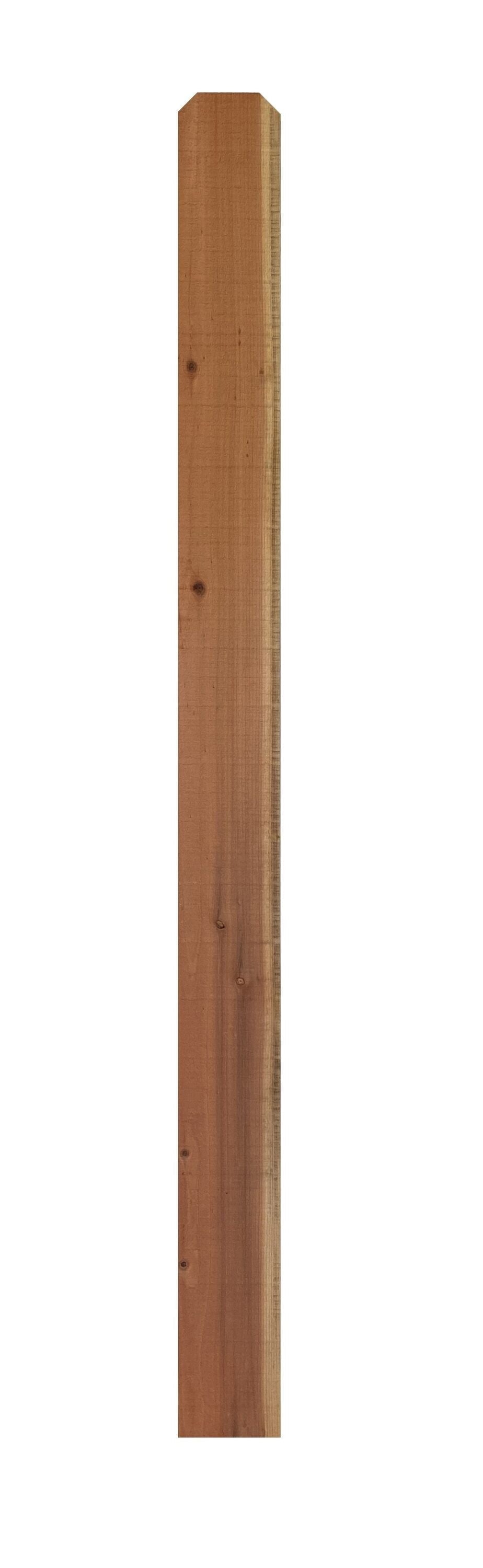 5/8-in x 5-1/2-in x 6-ft Redwood Dog Ear Fence Picket