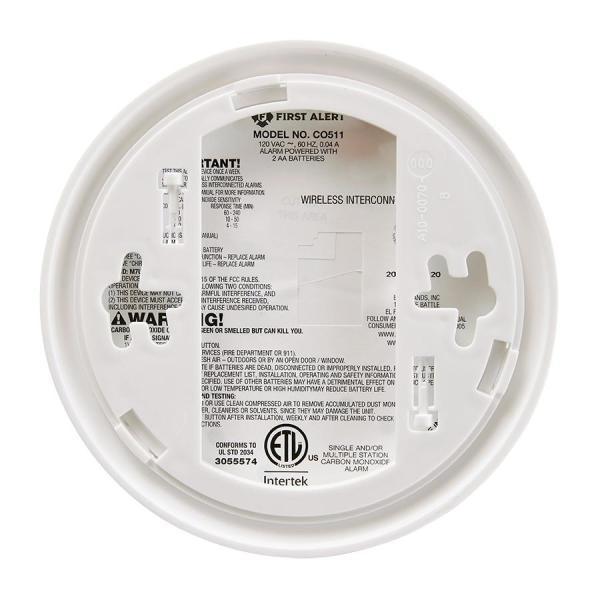 Wireless Interconnect Carbon Monoxide Detector with Voice Feature - Super Arbor