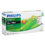Philips 100-Watt Equivalent T2 Spiral CFL Light Bulb Soft White (2700K) (4-Pack)