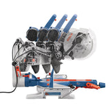 15 Amp Corded 10 in. Dual-Bevel Sliding Glide Miter Saw with 60-Tooth Saw Blade with Bonus 32-1/2 in. Folding Leg Stand
